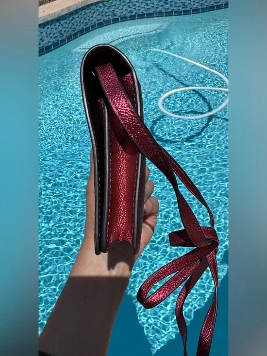 Coach Hayden  Crossbody Clutch in Ruby glitter NWOT - Picture 11 of 16